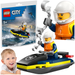 LEGO CITY POLICYJNY SKUTER WODNY MOTORÓWKA FIGURKA KASK KAJDANKI 30693