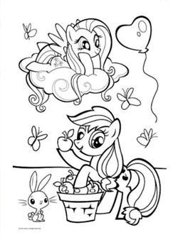 COLOR PUZZLE KUCYKI PONY W KRAINIE 20 EL - TREFL