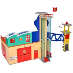 STRAŻAK SAM REMIZA STRAŻACKA XXL STRAŻ POŻARNA ŚWIATŁO DŹWIĘK FIGURKI SIMBA