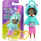 POLLY POCKET FIGURKA LALECZKA ZAWIESZKA UBRANKO BLUZA KOTEK MATTEL