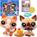 LITTLEST PET SHOP ZESTAW FIGUREK PIESEK KOTEK FIGURKI ZWIERZAKI AKCESORIA