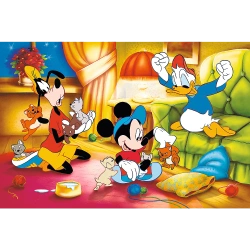 PUZZLE 600 EL. 40 LECIE TREFL MYSZKA MIKI I PRZYJACIELE UKŁADANKA 37601
