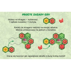GRA PLANSZOWA RODZINNA Z KWIATKA NA KWIATEK NATURA DREWNIANE PIONKI KARTY