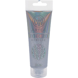 FARBA AKRYLOWA DECO ARTEA TUBKA ASTRA METALICZNY SREBRY 75 ml