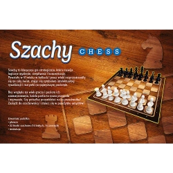 SZACHY KLASYCZNA GRA PLANSZOWA STRATEGICZNA LOGICZNA - 02893 TREFL