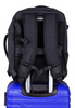 PLECAK NA LAPTOPA DONAU TRAVEL WARSAW 23L USB+KABEL CZARNY NIEPRZEMAKALNY