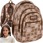 PLECAK SZKOLNY MŁODZIEŻOWY DERFORM BACKUP O17 FLUFFY PUPPY SZCZENIAK PIESKI