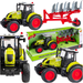 TRAKTOR Z PŁUGAMI INTERAKTYWNY CIĄGNIK SMILY PLAY