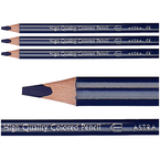 KREDKA ASTRA TRÓJKĄTNA OŁÓWKOWA JUMBO GRUBA W DREWNIE GRANATOWA - 3 szt.