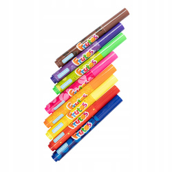 FLAMASTRY JUMBO ASTRA FRUTOS PISAKI ZAPACHOWE OKRĄGŁE 8 KOLORÓW OWOCOWE