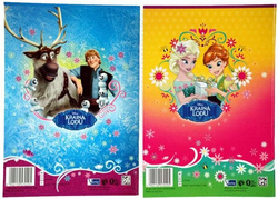 ZESZYT A5 32K KRATKA FROZEN KRAINA LODU - VERTE