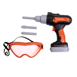 WIERTARKO-WKRĘTARKA AKUMULATOROWA DLA DZIECI OKULARY OCHRONNE NA BATERIE