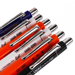 DŁUGOPIS AUTOMATYCZNY NIEBIESKI ICON GŁADKO I PŁYNNIE PISZĄCY 0,7mm STARPAK