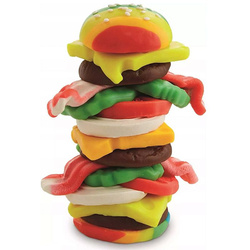PLAY-DOH CIASTOLINA BURGER Z FRYTKAMI KUCHNIA 224g MASA PLASTYCZNA HASBRO