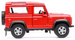 LAND ROVER DEFENDER METALOWE AUTO KOLEKCJONERSKIE WELLY 1:34 CZERWONY