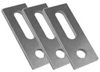 ADAPTER MONTAŻOWY DO SZYN PROFILI PŁYTKA Z OTWORAMI A2 80x30x5mm - 3 szt.