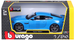 JAGUAR XKR-S NIEBIESKI SAMOCHÓD METALOWY POJAZD MODEL BBURAGO 1/24