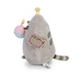 MASKOTKA KOTEK PUSHEEN W CZAPECZCE URODZINOWY  27 CM ORYGINALNA