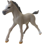 SCHLEICH ŹREBIĘ KOŃ KONIK SZARY FIGURKA KOLEKCJONERSKA RĘCZNIE MALOWANA