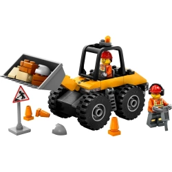 LEGO CITY ŁADOWARKA KOŁOWA ŻÓŁTA POJAZD BUDOWLANY FIGURKI 81 EL. 60450
