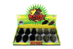 MYSZ NAKRĘCANA DLA KOTA GRYZOŃ REALISTYCZNA MYSZKA UCIEKAJĄCA RUSZA OGONEM