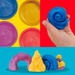PLAY-DOH CIASTOLINA METALICZNA BŁYSZCZĄCA MASA PLASTYCZNA 4 SŁOICZKI HASBRO