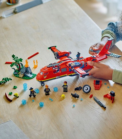 LEGO CITY STRAŻACKI SAMOLOT RATUNKOWY GAŚNICZY STRAŻ POŻARNA 478 EL. 60413