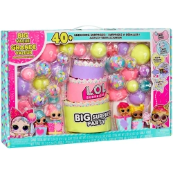 L.O.L. SURPRISE MEGA ZESTAW 4 LALKI FIGURKI 40 AKCESORIÓW TORT NA PRZYJĘCIE