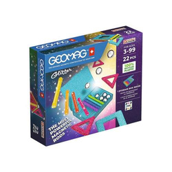 GEOMAG KLOCKI MAGNETYCZNE GLITTER BŁYSZCZĄCE 22 EL