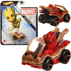 HOT WHEELS MARVEL GROOT GO-KART AUTO SAMOCHODZIK METALOWY MATTEL