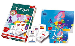 GRA EDUKACYJNA EUROPA MAŁY ODKRYWCA - TREFL