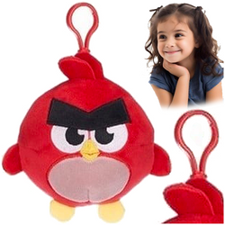ANGRY BIRDS SQUASHY PODGIES BRELOK PLUSZOWY 12 cm CZERWONY PTAK 