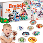 MEMOSY GRA PLANSZOWA PAMIĘCIOWA EMOCJE ROZWIJA PAMIĘĆ UCZY I BAWI ALEXANDER