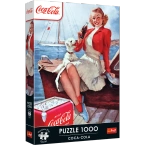 PUZZLE 1000 ELEMENTÓW COCA COLA CZAS NA PRZERWĘ UKŁADANKA TREFL 12099