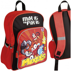 PLECAK SZKOLNY KLASA 1-3 CZERWONY ERGONOMICZNE PLECY MIXELS ASTRA