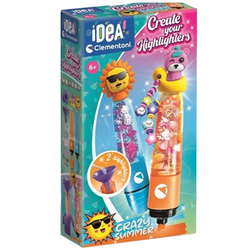 FABRYKA MARKERÓW CRAZY SUMMER ZESTAW KREATYWNY Z AKCESORIAMI CLEMENTONI