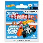 KREDKI WOSKOWE ŚWIECOWE HOT WHEELS 12 KOL STARPAK