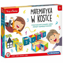 GRA PLANSZOWA MATEMATYKA W KOSTCE EDUKACYJNA NAUKA CYFEREK CLEMENTONI