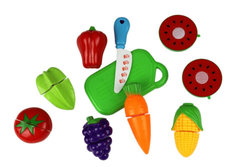 OWOCE I WARZYWA DO KROJENIA NA RZEPY DESKA + NÓŻ MAŁY KUCHARZ BEZPIECZNE