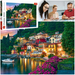 PUZZLE 500 ELEMENTÓW JEZIORO COMO WŁOCHY WIDOK UKŁADANKA TREFL 37290