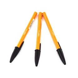 DŁUGOPIS BIC ORANGE FINE 0,8mm Z ZATYCZKĄ ORYGINALNY CZARNY - 3 sztuki