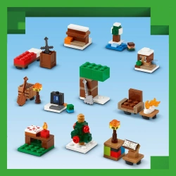 LEGO MINECRAFT KALENDARZ ADWENTOWY 2025 ŚWIĘTA CREEPER FIGURKI KLOCKI 21280