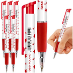 DŁUGOPIS AUTOMATYCZNY S-FINE W GWIAZDKI CZERWONY TOMA SUNNY TO-069 - 5 szt.