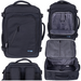 PLECAK NA LAPTOPA DONAU TRAVEL WARSAW 23L USB+KABEL CZARNY NIEPRZEMAKALNY