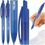 DŁUGOPIS ŻELOWY NIEBIESKI SZKOLNY BIUROWY MILAN P07 DRY GEL 0.7 mm - 2 szt.