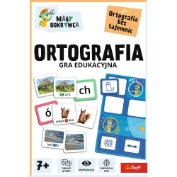GRA EDUKACYJNA DLA DZIECI ORTOGRAFIA MAŁY ODKRYWCA UKŁADANKA TREFL 02803