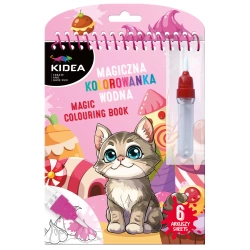 KOLOROWANKA WODNA MAGICZNA WIELOKROTNA ZWIERZĄTKA UROCZE KOTKI KIDEA