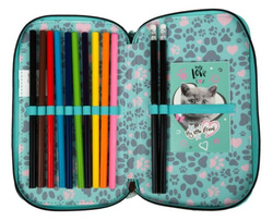 PIÓRNIK PODWÓJNY Z WYPOSAŻ. MY LITTLE FRIEND KOTEK