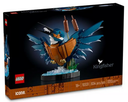LEGO ICONS PTAK ZIMORODEK RUCHOMY MODEL KOLEKCJONERSKI KINGFISHER 834 EL.