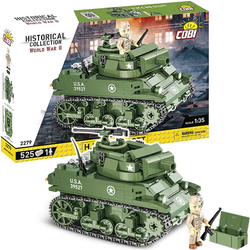 KLOCKI COBI CZOŁG HAUBICA SAMOBIEŻNA M8 SCOTT II WOJNA ŚWIATOWA WOJSKO 2279